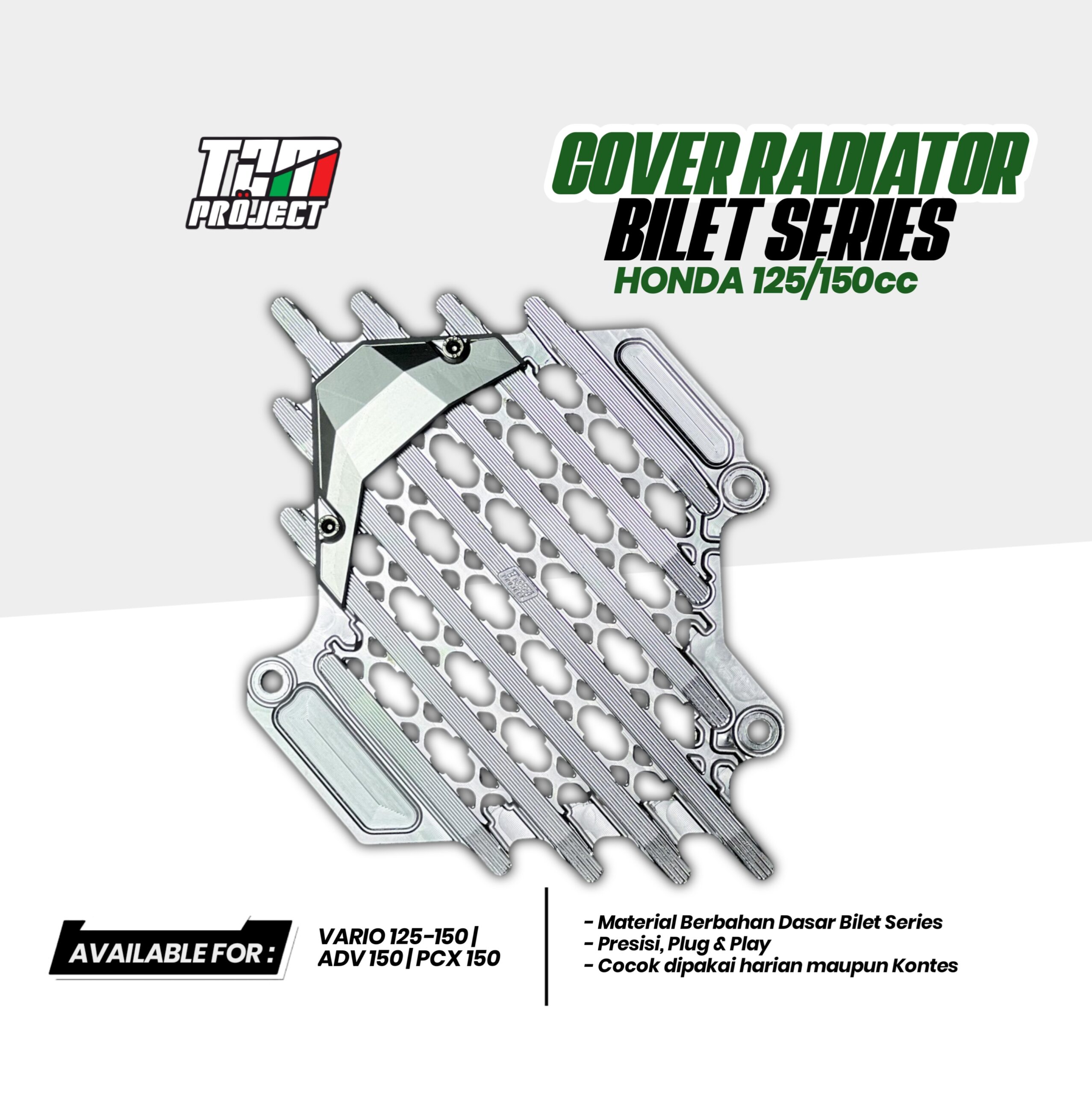 COVER RADIATOR BILET HONDA SERIES