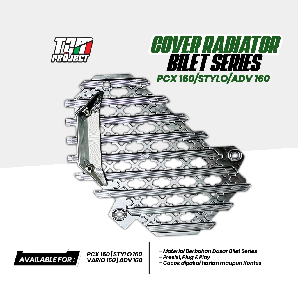COVER RADIATOR BILET SERIES PCX 160 / STYLO / ADV 160